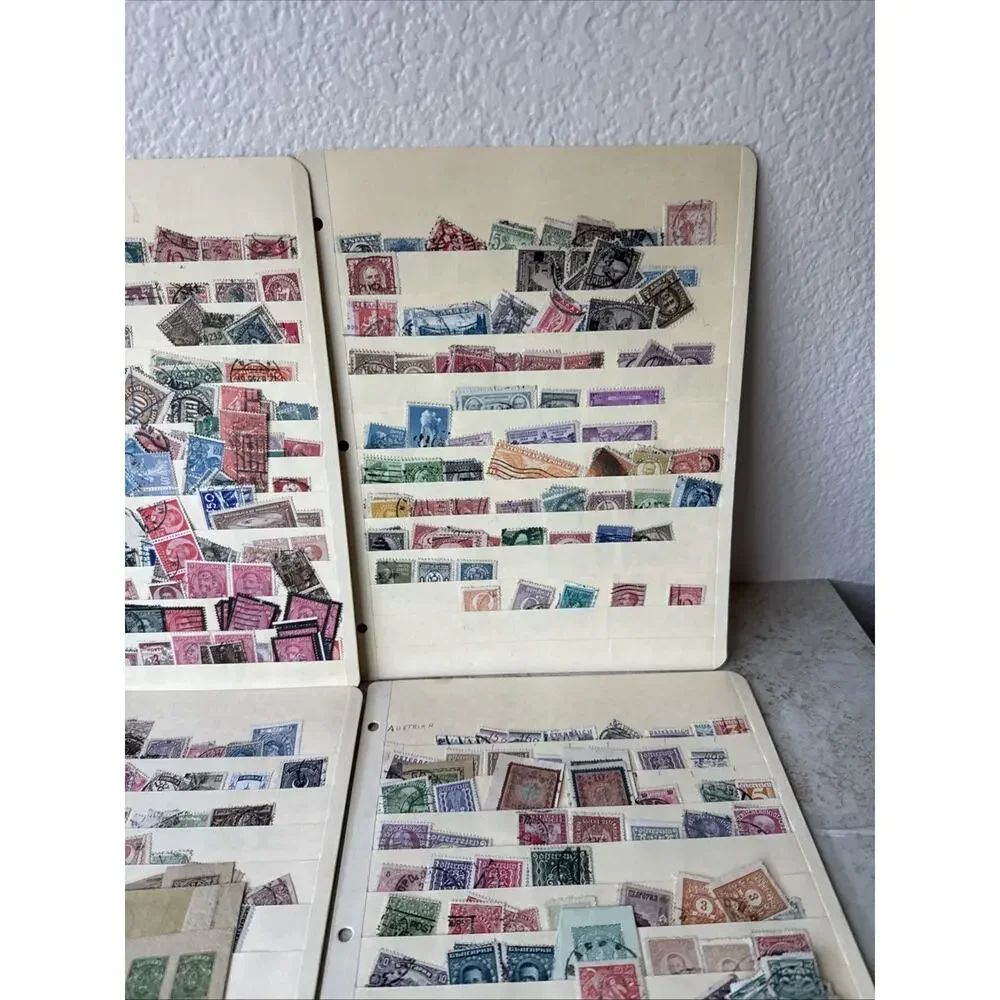 Vintage World Postage Stamp Lot - Postmarked Vtg Lot